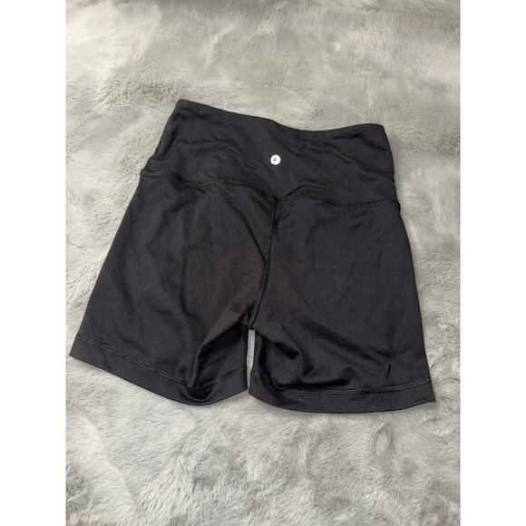 90 Degree By Reflex Women's Small Black Stretch Mid-Rise Biker Shorts - Picture 2 of 7